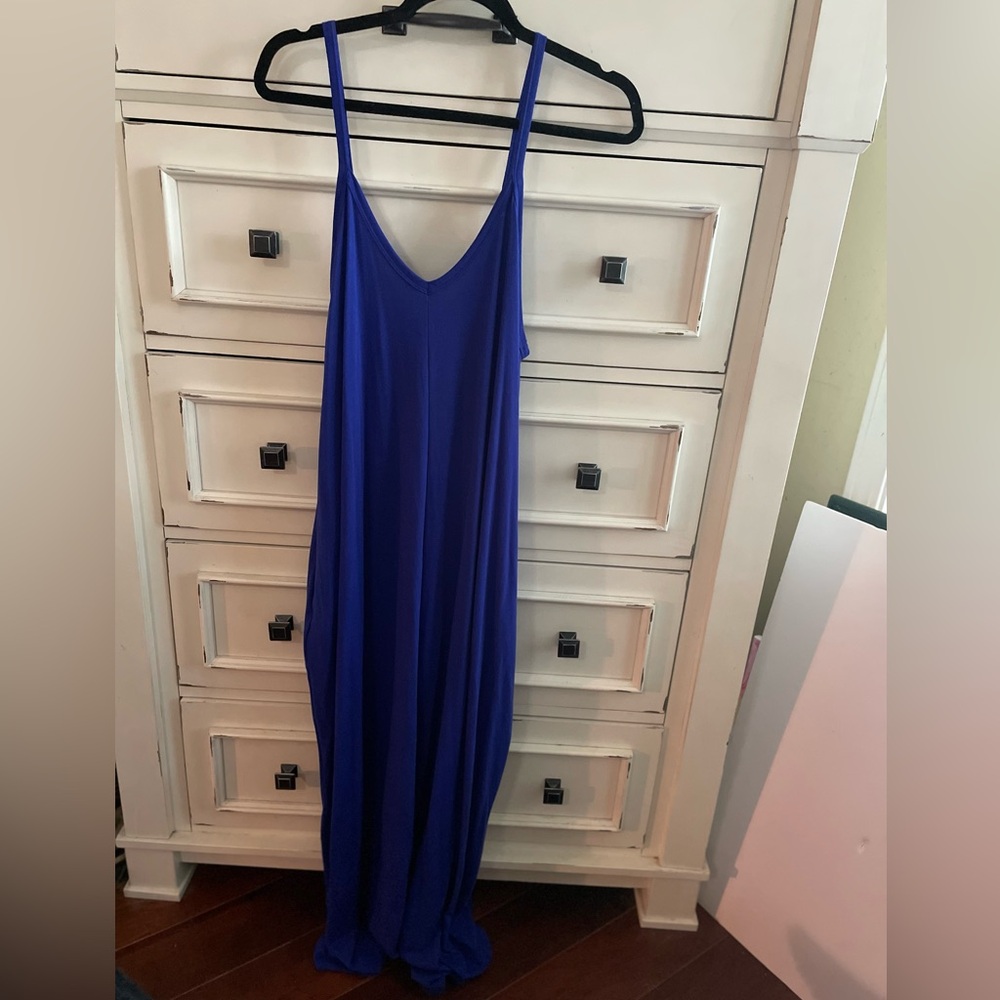 Royal blue maxi dress Zenana size Large